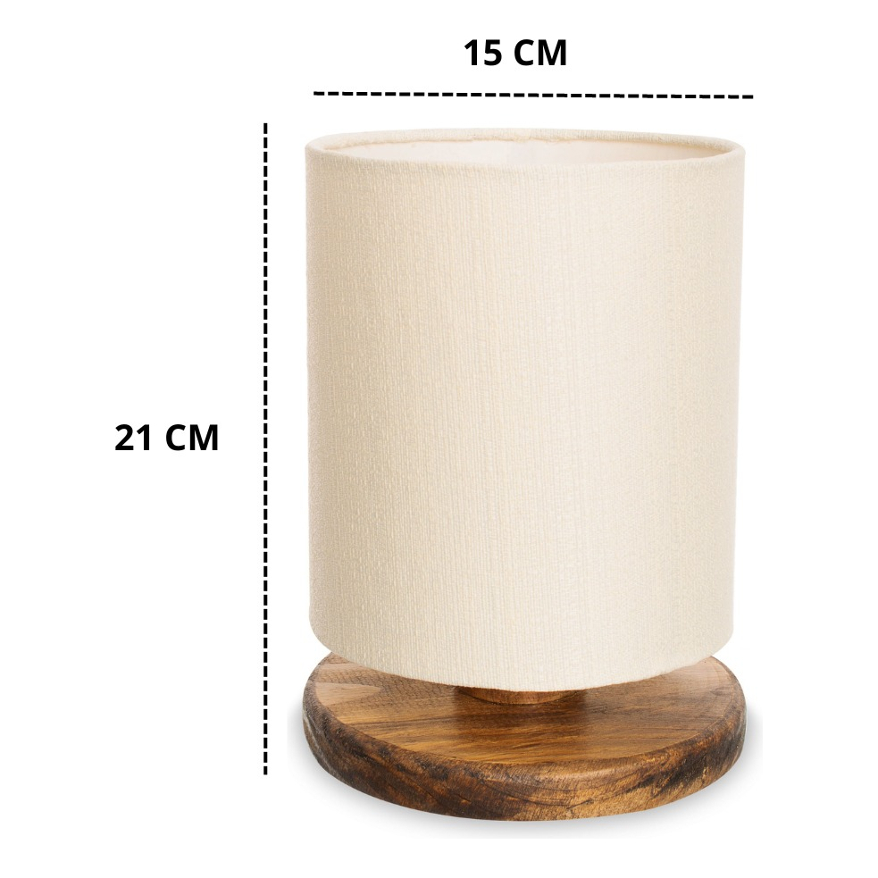 Jogo 2 Abajur Luminárias Para Quarto Casal Cabeceira De Cama Linho Natural Sala Escritório Iluminação Decoração Casa