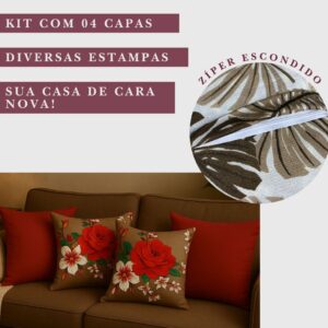KIT TAPETE SALA QUARTO GEOMETRICO 1M X 1,40M + 04 CAPAS GORGURINHO 45CMX45CM JOGO COMPLETO
