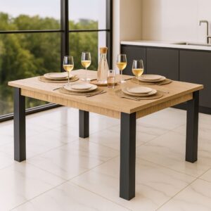 QUEIMA DE ESTOQUE - Mesa de Jantar 120x90cm – Ideal para 4 Lugares Click Web