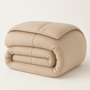 Edredom Solteiro, Casal e Queen 400 Fios 100% Micropercal Dupla Face Antialérgico Promoção - Palha