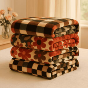 kit 3 Cobertor Manta Microfibra Estampada Casal Padrao soft Sortida