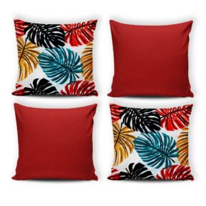 Kit 04 Almofadas 45x45 Decorativa Varios Modelos Com e Sem Enchimento - 16