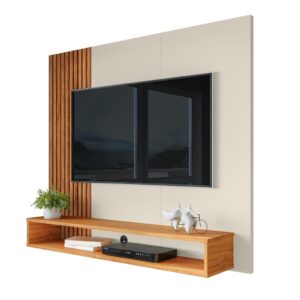 AJP Móveis Painel Para Tv Até 55 Polegadas Cairo Design Moderno Com Nicho Organizador - VÁRIAS CORES