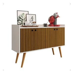 Aparador Buffet Retrô 4 Portas Cantinho do Café / Sala de Estar Organizador de Cozinha Balcão Dallas