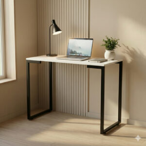 Escrivaninha Mesa de Escritório Industrial Base Aço 90x45X90cm Escritório Home Office Estudo