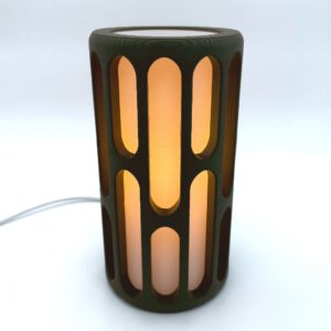 Luminária Ovals Mesa Cabeceira 110V/220V quarto sala escritório - Verde Militar