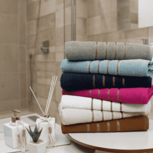 Kit 3 Toalha de Banho Grande Felpuda Macia Premium 100% Algodão 70x130cm