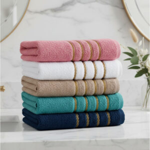 Kit 4 Toalha de Banho Grande Felpuda Macia Premium 100% Algodão Ótima Absorção