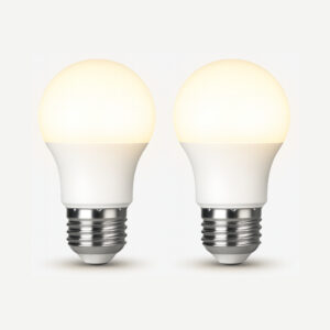 Kit Lâmpada Led Bulbo Econômica 12w 3000k Branco Quente Bivolt 110v 220v Luz Amarela Aconchegante - Kit 2