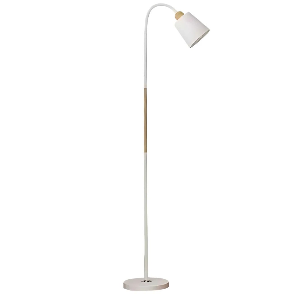 Luminária de LED moderna e minimalista de chão abajur de cabeceira luz para sala de estar Rotação livre de 360 graus