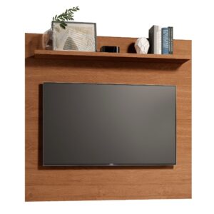 Painel Televisão Suspenso 32 Polegada Quarto Nicho Rack Retro