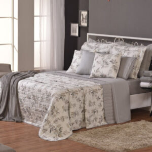 Kit Colcha Cobre Leito Top Line Estampado 3 Pçs 180 fios Premium - Capri