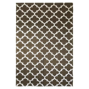 Tapete Para Sala Geométrico Grande 1 Metro e 2 Metros Moderno Triângulo Antiderrapante - Várias Estampas - Casab Caramelo