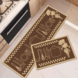 Kit Tapete Jogo Passadeira Cozinha Belga Antiderrapante 2 Pç Promoção