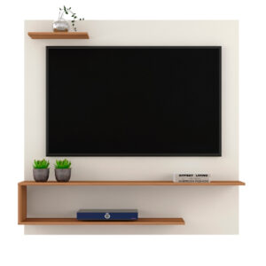 Suporte Painel Tv Quarto Sala Painel Prateleira Até 32 Rakkan - EEA - OFF/NATURE