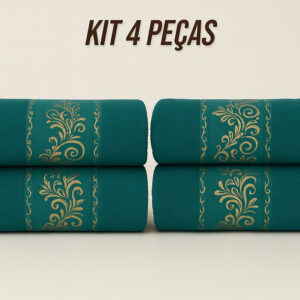 Kit4 Toalhas de Banho Banhão Gigante 100% Algodão – Super Macias, Alta Absorção e Qualidade Premium