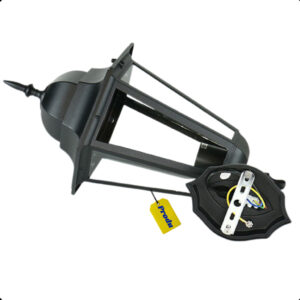 Arandela De Parede Colonial Produ Alumínio E Vidro E27 Vintage Para Jardim Área Externa Bivolt 36cm