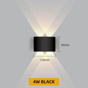 Luminária de Parede LED à Prova d'Água IP65 - Decoração Moderna