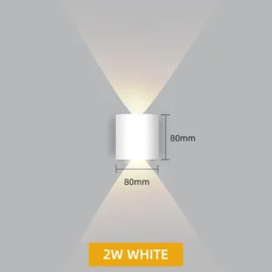 Luminária de Parede LED à Prova d'Água IP65 - Decoração Moderna