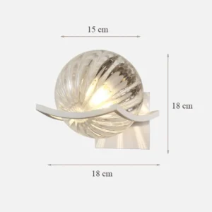 Luminária de Parede Moderna com Lua - Decoração para Quarto