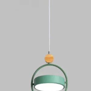 Luminária Pendente LED Pássaro Nórdica - Decoração Moderna para Cozinha e Sala - Verde
