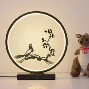 Lâmpada de Mesa Decorativa Retro para Quarto e Estudo - Modelo A