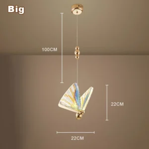 Luminária Pendente Moderna Borboleta para Decoração de Interiores