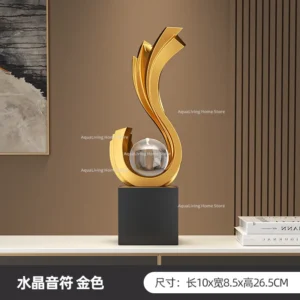 Estatueta Decorativa em Resina para Sofisticação da Sua Casa - Modelo 6