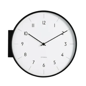 Relógio de Parede Dupla Face em Madeira Estilo Japonês Nórdico - 28.9 x 28.9 cm - 193