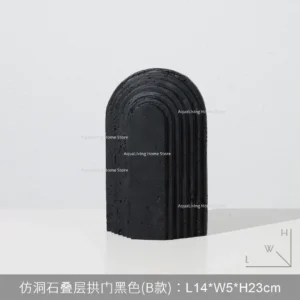 Estatuetas Minimalistas Modernas para Decoração de Escritório e Casa - Estilo 10