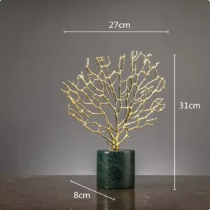 Escultura Decorativa de Metal para Mesa e Escritório - Acessório Elegante - Modelo 9