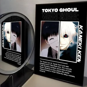 Pôster Anime Tokyo Ghoul em Lona - Decoração Moderna para sua Casa