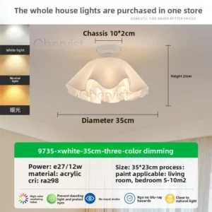 Lustre Moderno Minimalista para Teto - Decoração Elegante