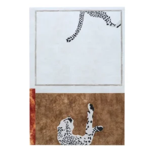 Tapete Geométrico de Pelúcia Antiderrapante para Sala e Quarto - Modelo H, 120x160cm