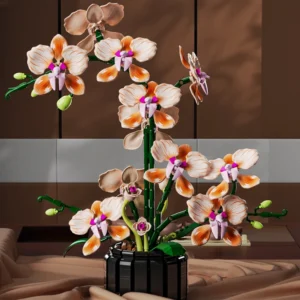Buquê Criativo de Orquídeas - 866 Peças para Decoração Romântica