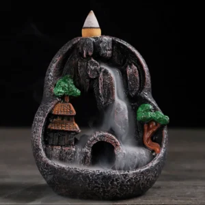 Queimador de Incenso em Resina para Aromaterapia e Decoração - Cabaça