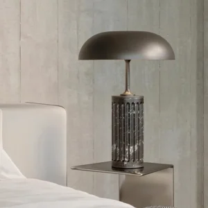 Candeeiro de Mesa de Mármore Natural Moderno para Decoração de Interiores