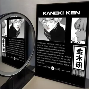 Pôster Anime Tokyo Ghoul em Lona - Decoração Moderna para sua Casa