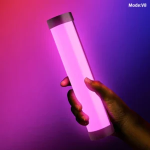 Luz de Vídeo RGB Portátil Luxceo V8 com Bateria Recarregável