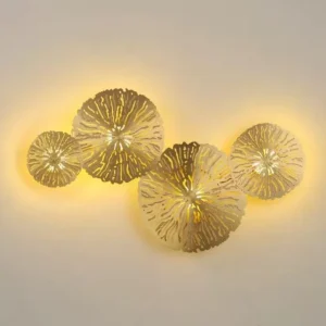 Luminária de Parede Moderna em Forma de Folha para Banheiro e Quarto