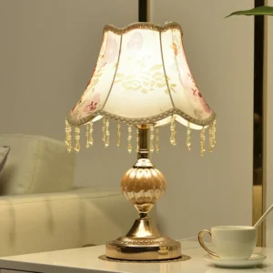 Abajur de Mesa Estilo Europeu Moderno para Quarto - Lâmpada Decorativa