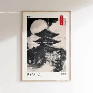 Impressão em Tela Onda de Hokusai - Arte Japonesa Moderna para Decoração