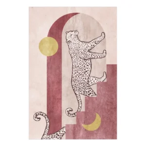 Tapete Geométrico de Pelúcia Antiderrapante para Sala e Quarto - Modelo M, 180x280cm