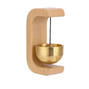 Sinos de Vento de Madeira Decorativos para Pendurar - Campainha Sem Fio - Modelo A1