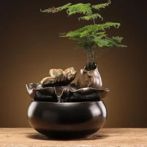 Fonte de Água Decorativa em Cerâmica para Animais de Estimação