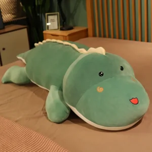 Boneca de Pelúcia Dinossauro 80cm - Presente Perfeito para Crianças - 80cm, Verde