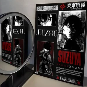 Pôster Anime Tokyo Ghoul em Lona - Decoração Moderna para sua Casa