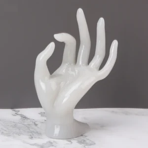 Expositor de Pulseiras e Anéis em Plástico - Display para Joias - BEGE