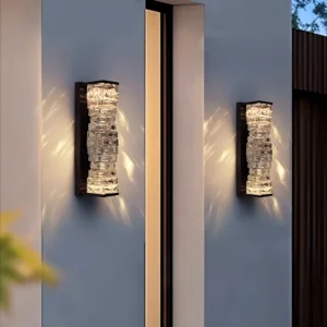Luz de Parede Externa Nórdica à Prova d'Água com LED