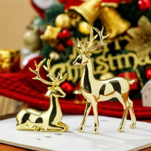 Decoração de Natal: Estatuetas de Rena em Resina para sua Casa